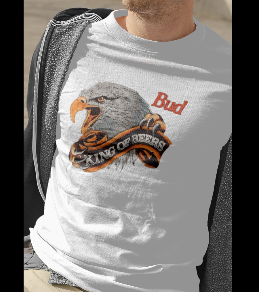 Bud King Of Beers Anheuser Busch Eagle T-Shirt