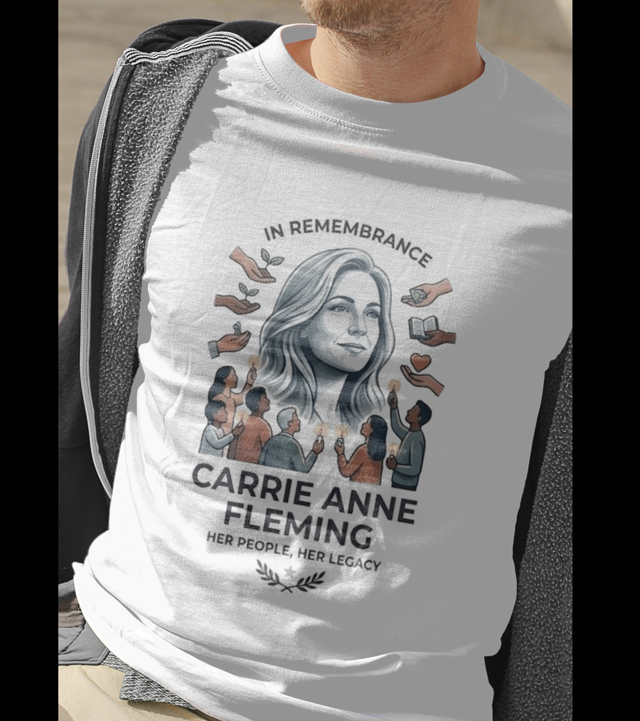Carrie Anne Fleming A Brighter Future In Our Hands T-Shirt