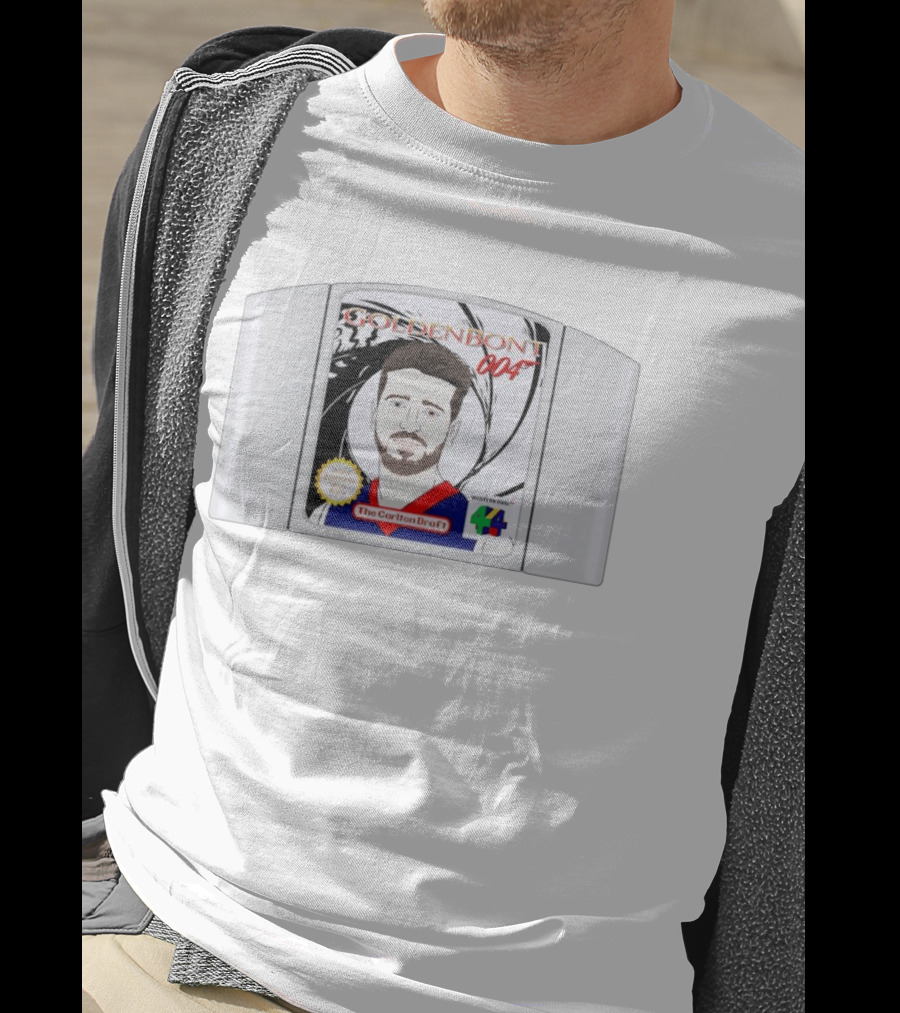 Goldenbont 004 The Carlton Draft Western Oval 44 James Bond Game T-Shirt