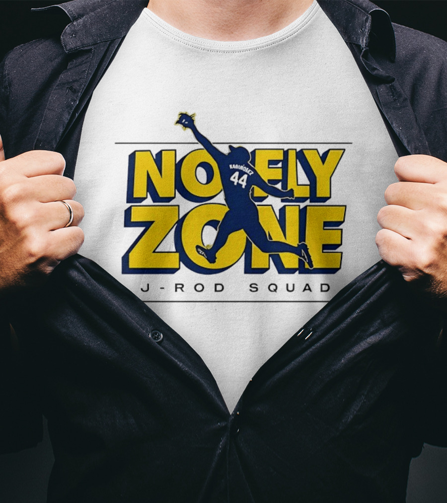 J Rod Squad No Fly Zone Baseball Catch 44 T-Shirt