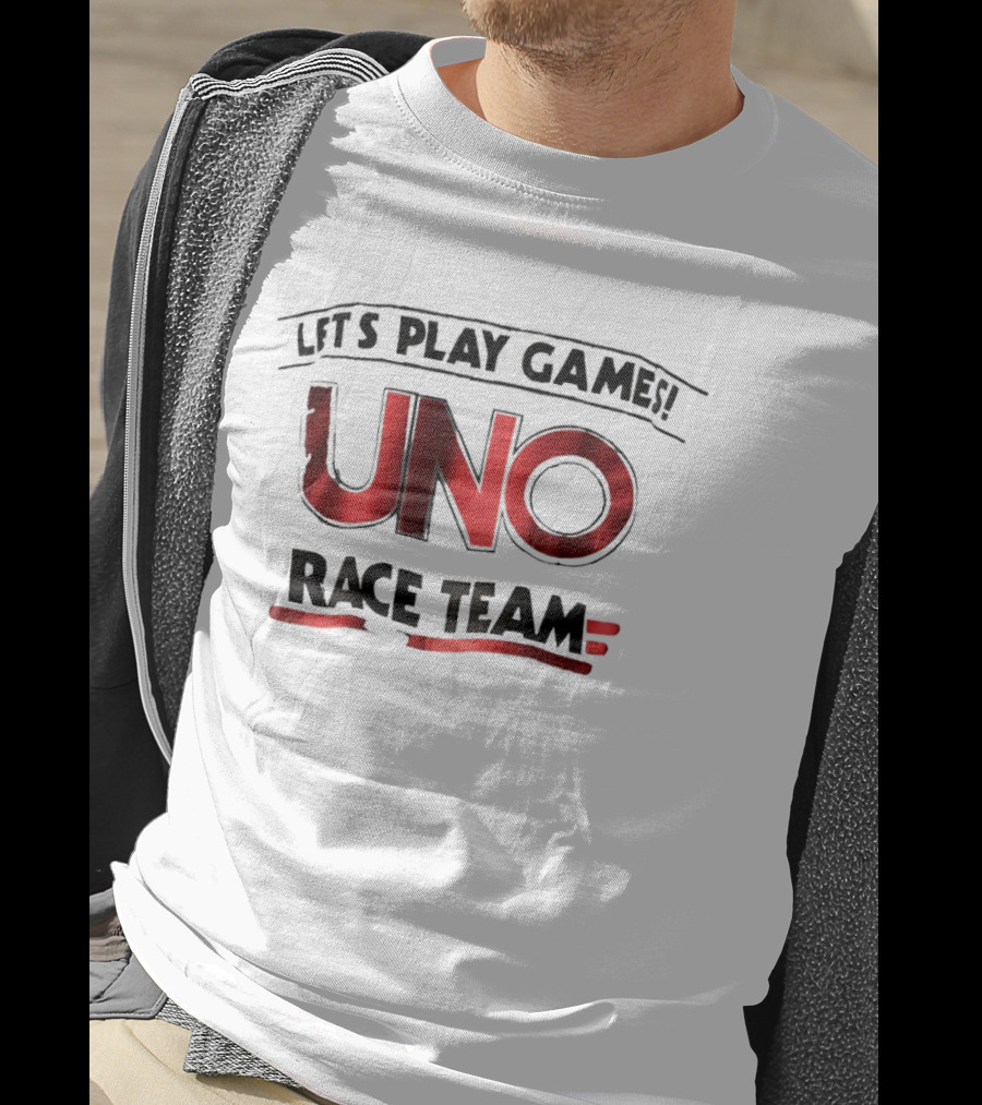Let's Play Games Uno Race Team T-Shirt