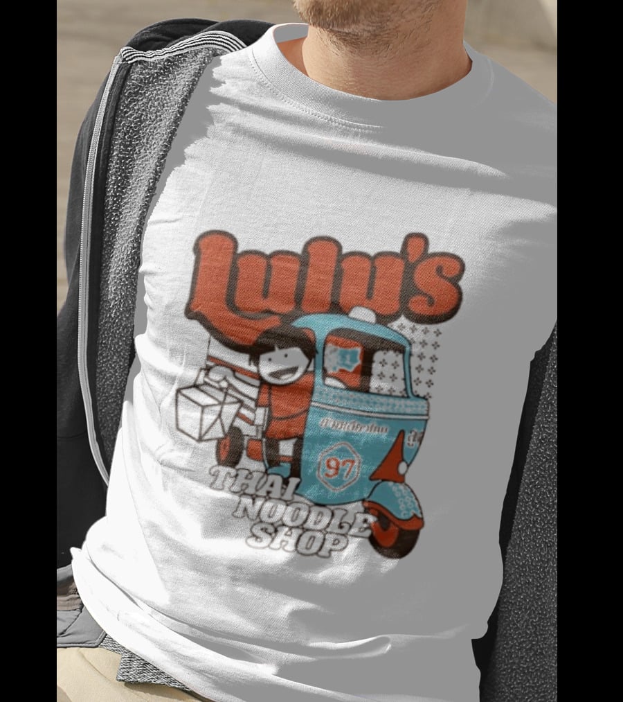 Lulu's Thai Noodle Shop Tuk Tuk Cartoon 97 T-Shirt