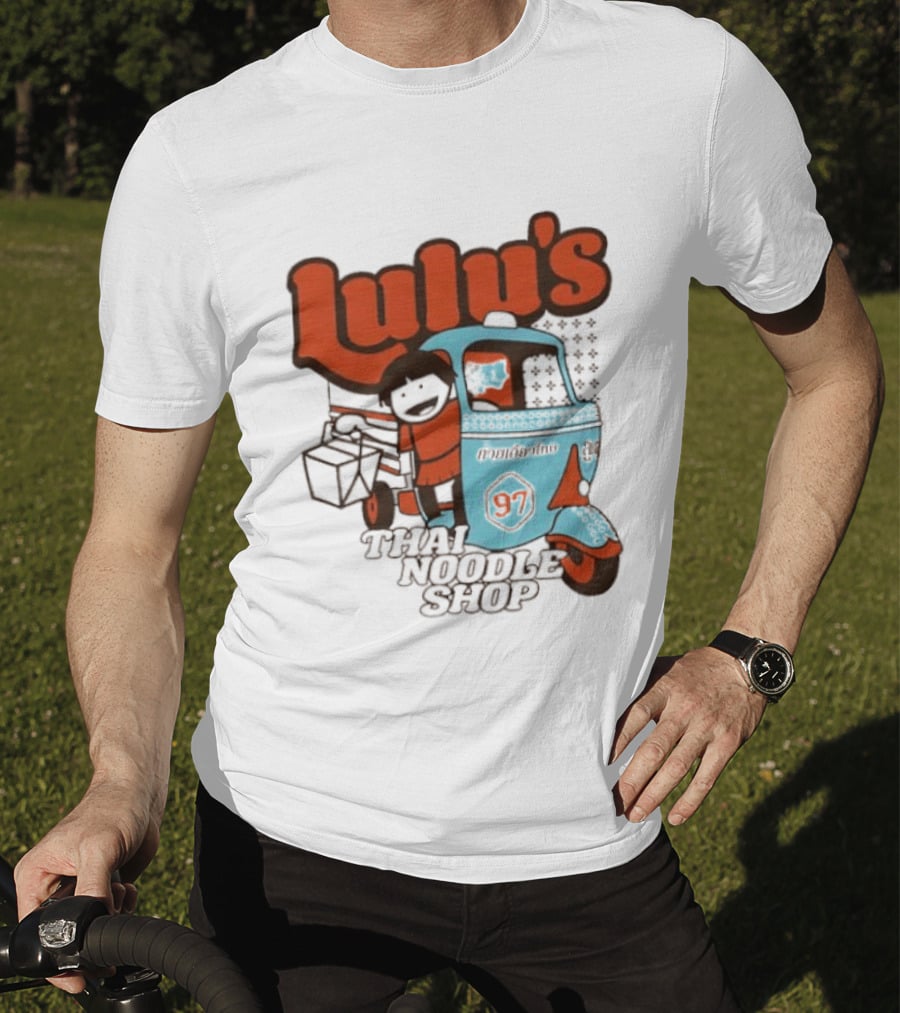 Lulu's Thai Noodle Shop Tuk Tuk Cartoon 97 T-Shirt