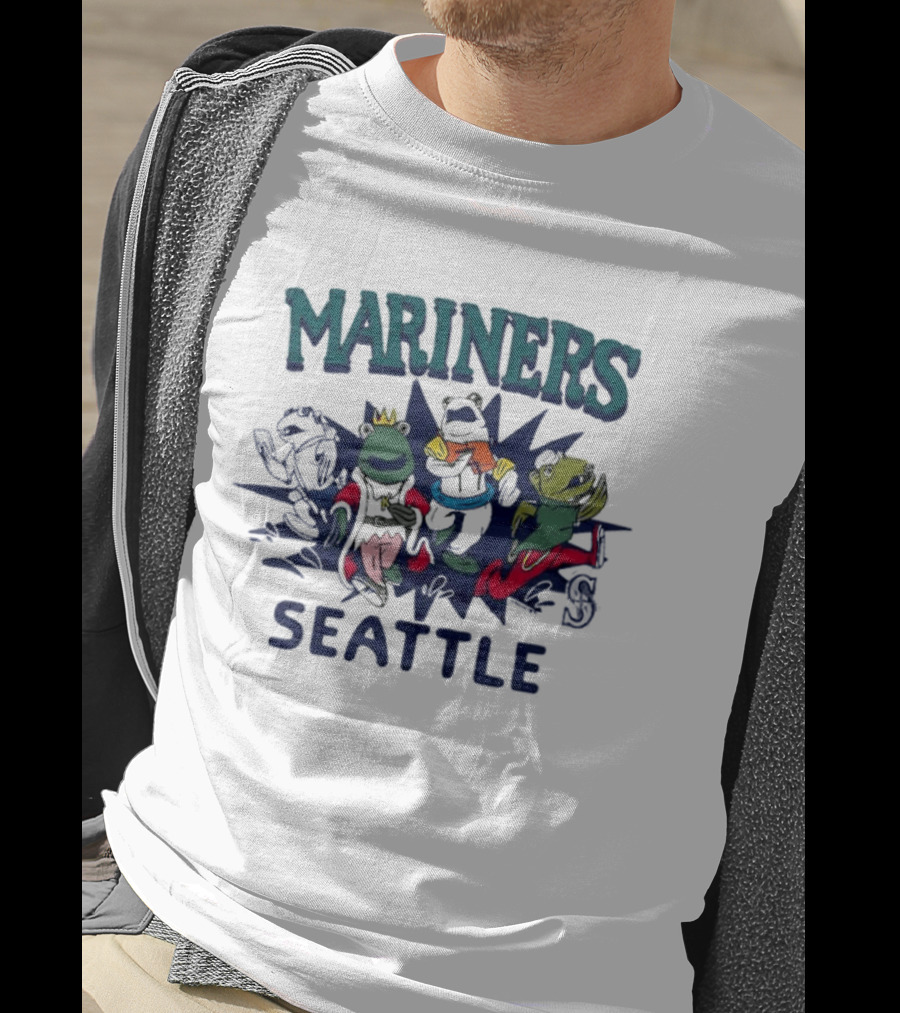 Mariners Seattle Frogs Racing Team T-Shirt