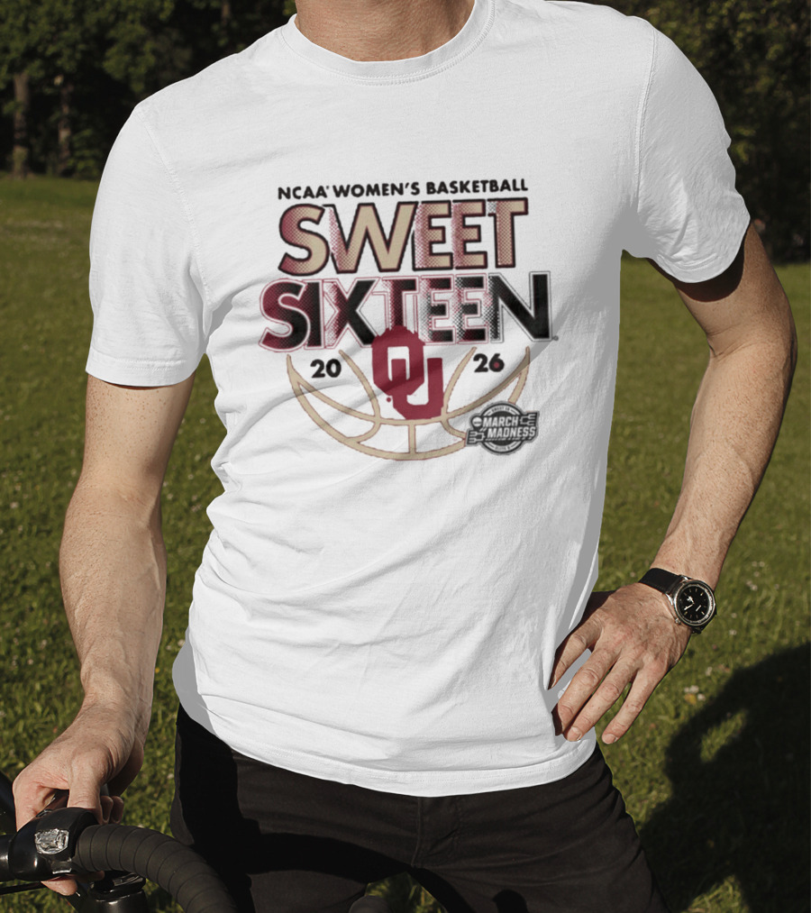NCAA Oklahoma Women's Basketball 2026 Sweet Sixteen March Madness T-Shirt