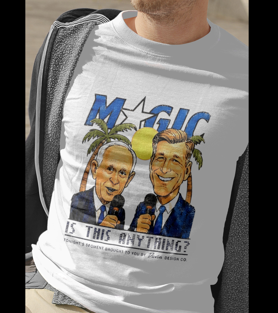 Orlando Magic Is This Anything 2026 NBA Champs Palm Trees Caricature T-Shirt