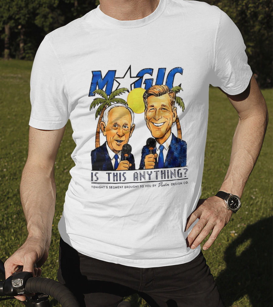 Orlando Magic Is This Anything 2026 NBA Champs Palm Trees Caricature T-Shirt