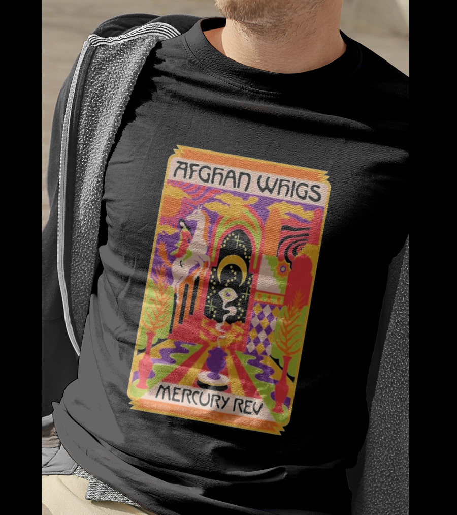 Afghan Whigs Mercury Rev 5.24.2026 Pappy & Harriet's Pioneertown CA T-Shirt