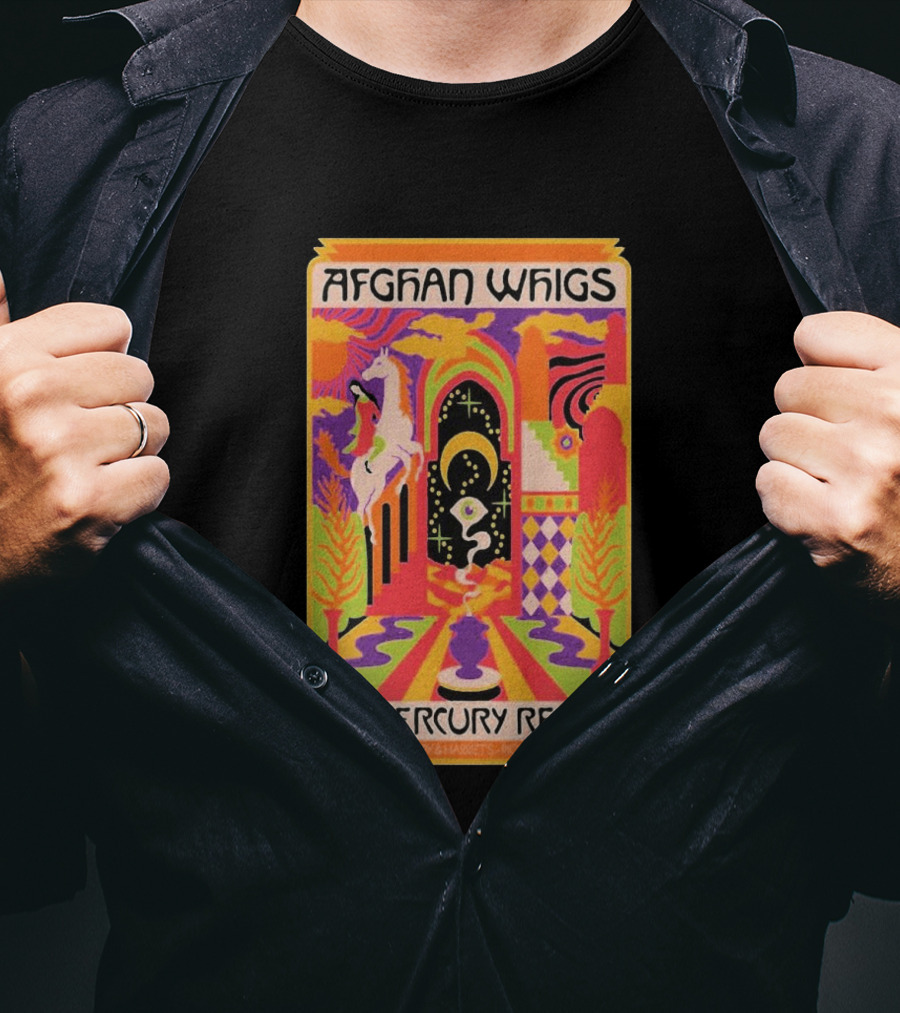 Afghan Whigs Mercury Rev 5.24.2026 Pappy & Harriet's Pioneertown CA T-Shirt