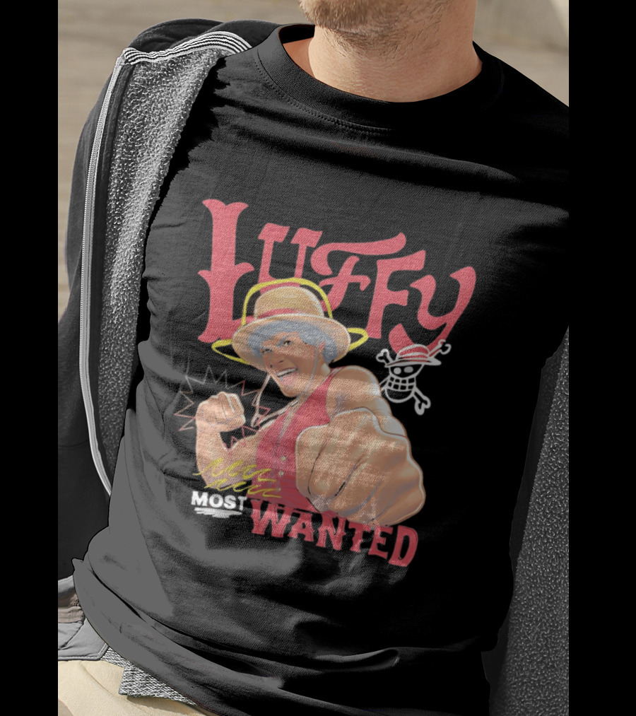 Luffy Most Wanted One Piece Live Action Season 2 T-Shirt