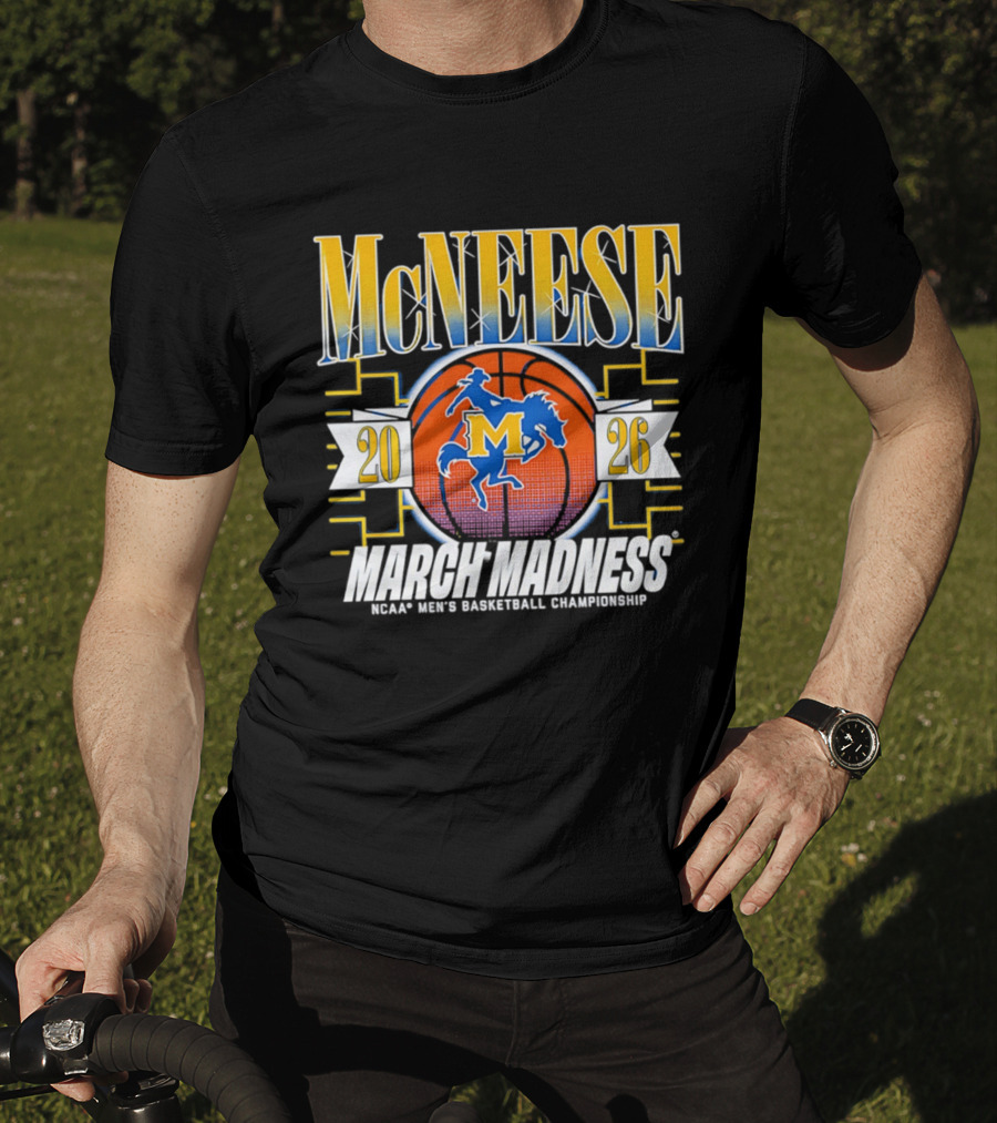 McNeese Cowboys 2026 NCAA Men's Basketball Championship March Madness T-Shirt