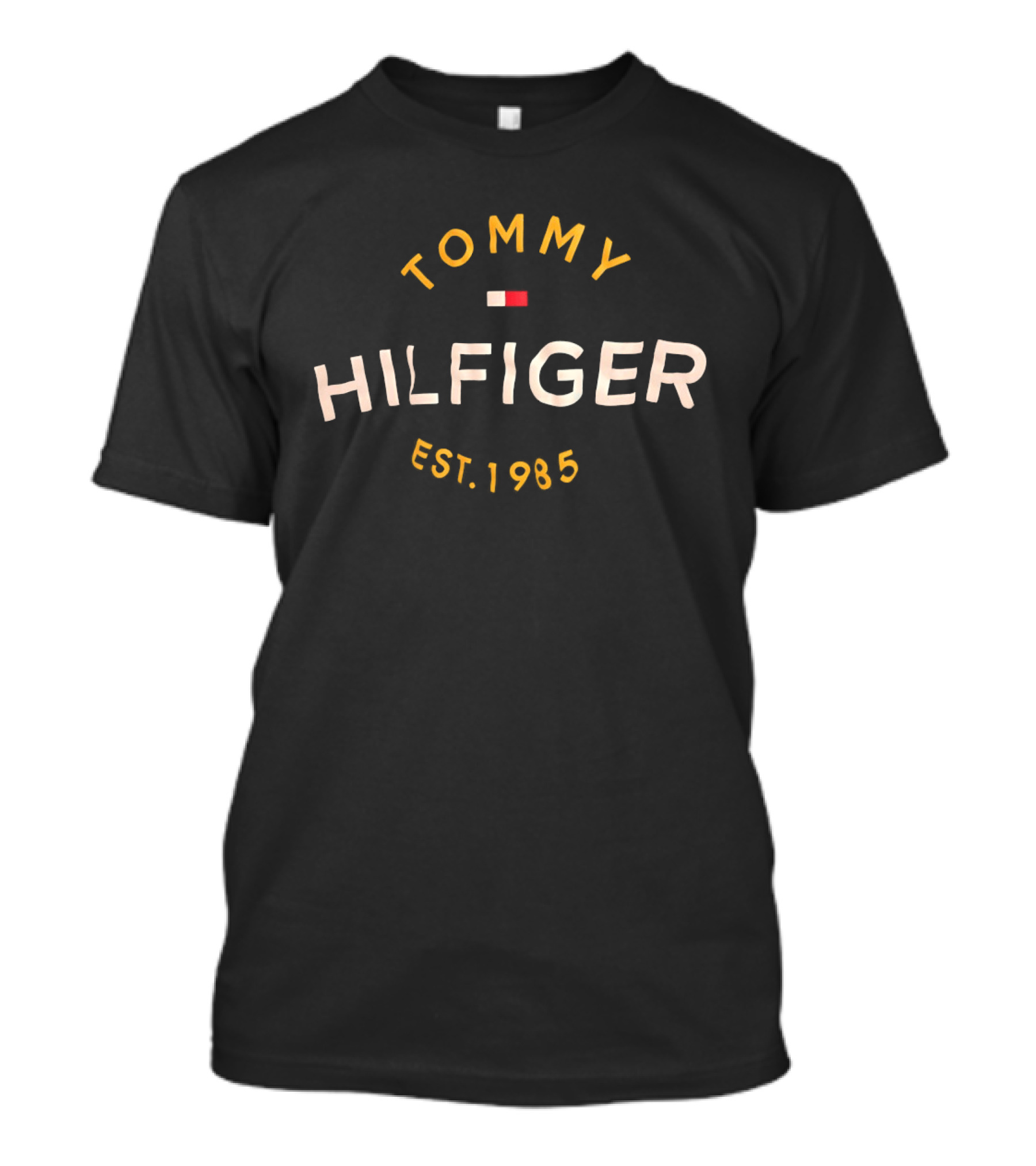 Tommy Hilfiger Est 1985 Classic Red White Branding Heritage T-Shirt