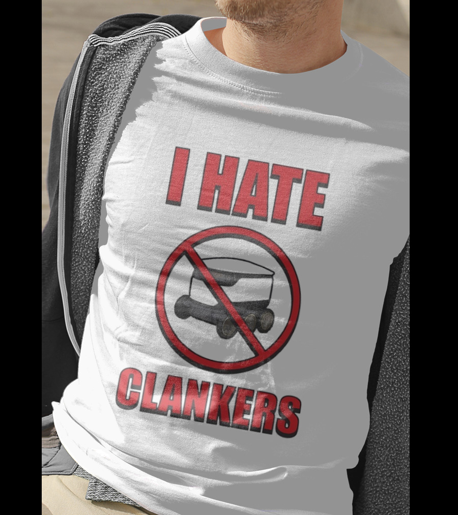 I Hate Clankers No Robot T-Shirt