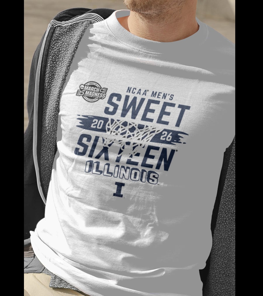 NCAA Men's March Madness 2026 Sweet Sixteen Illinois I T-Shirt
