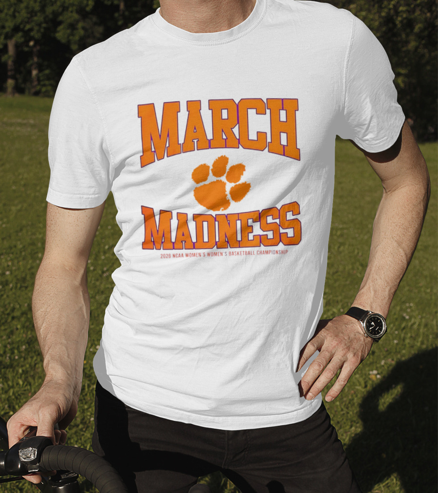 Clemson Tigers Women's Basketball NCAA March Madness 2026 Championship T-Shirt