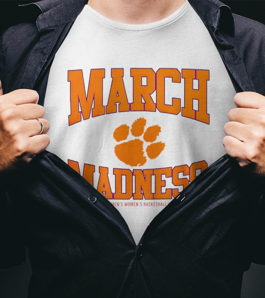 Clemson Tigers Women's Basketball NCAA March Madness 2026 Championship T-Shirt
