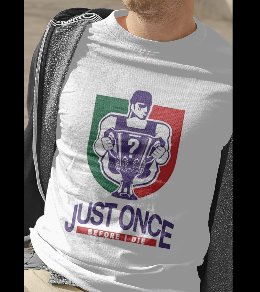 Just Once Before I Die Trophy Question Mark Man T-Shirt