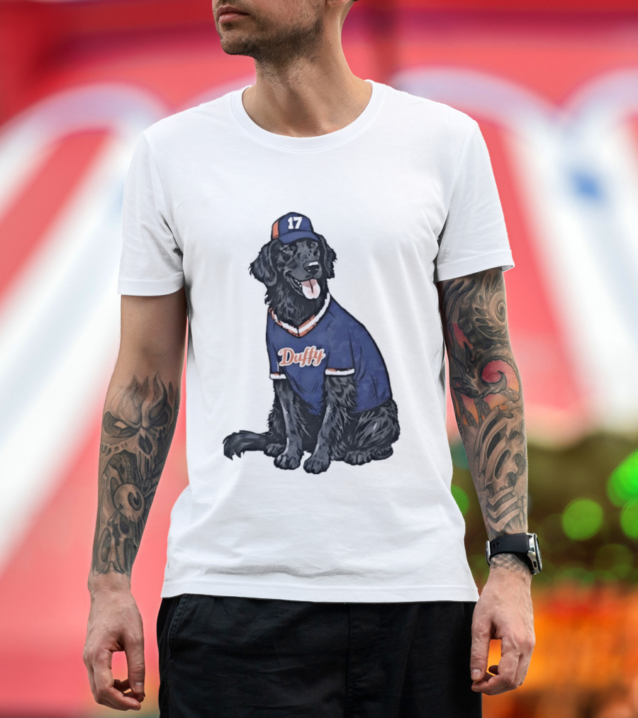 Keith Hernandez 17 New York Mets Duffy Jersey Dog T-Shirt