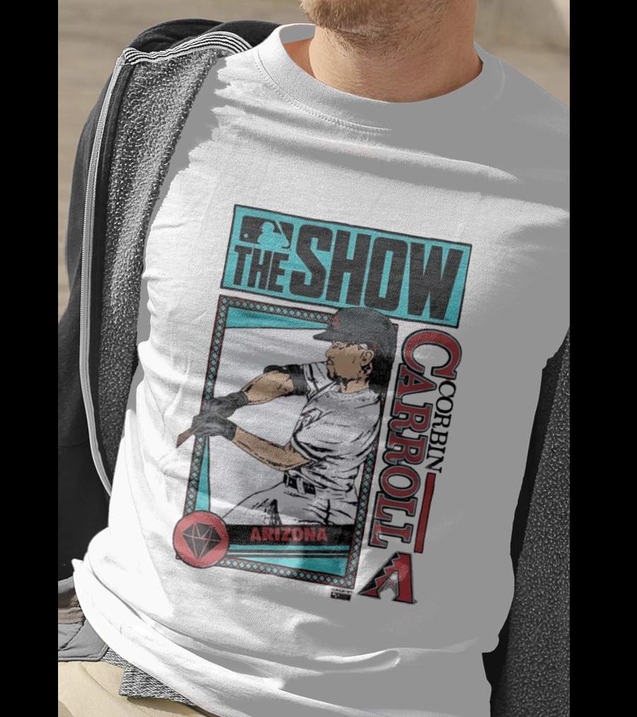 MLB The Show Corbin Carroll Arizona Diamondbacks Baseball Player T-Shirt