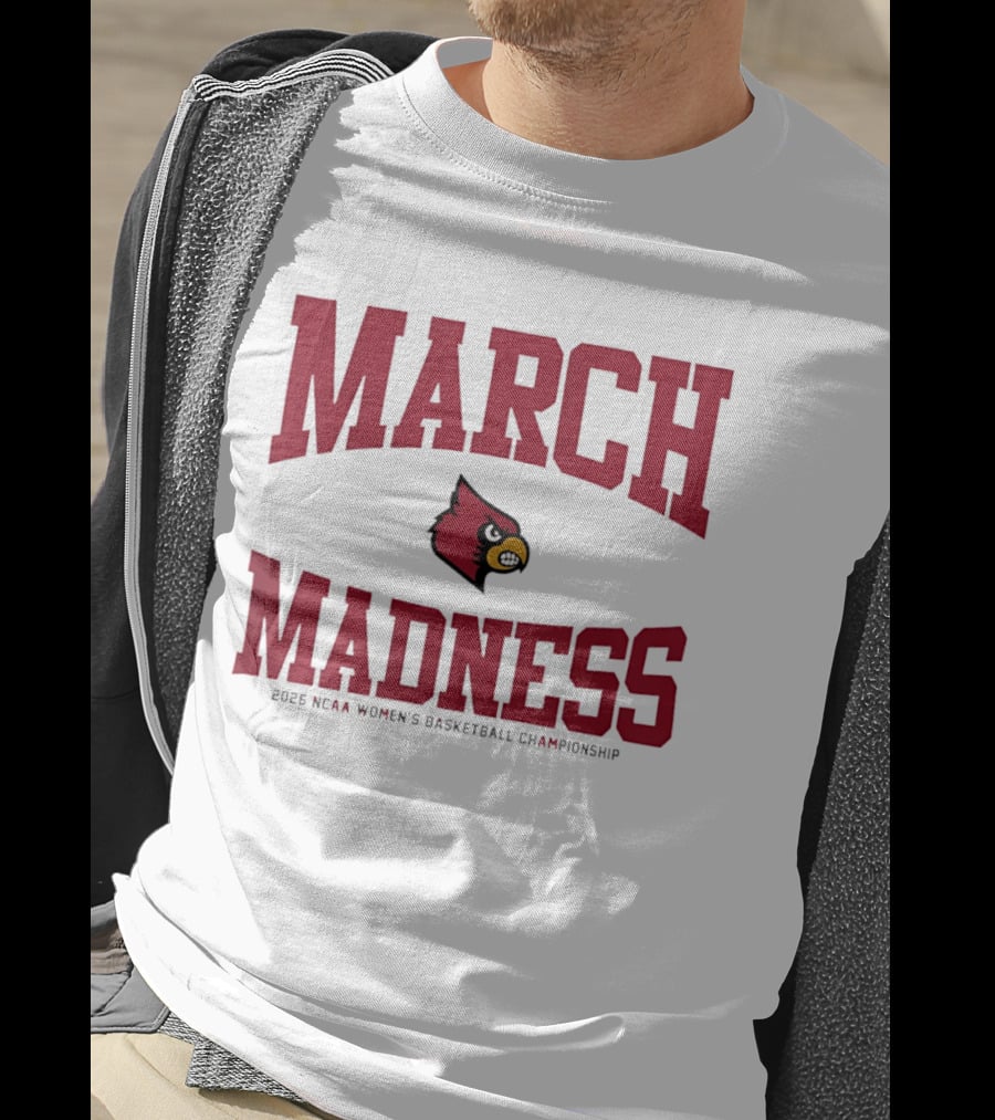 Louisville Cardinals 2026 NCAA Women's Basketball March Madness Championship T-Shirt
