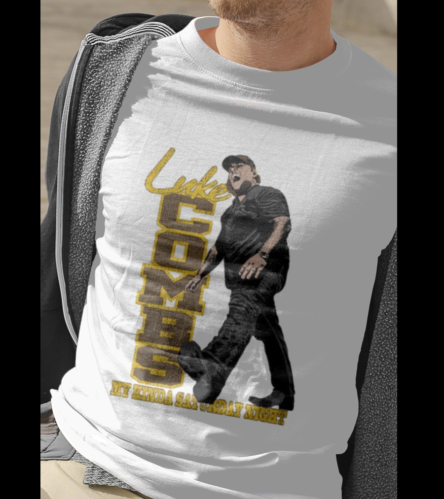 Luke Combs My Kinda Saturday Night Tour 2026 Sideline Collection T-Shirt