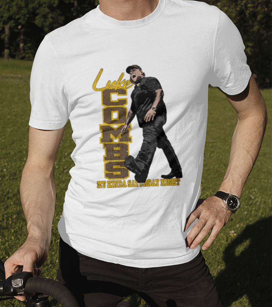 Luke Combs My Kinda Saturday Night Tour 2026 Sideline Collection T-Shirt