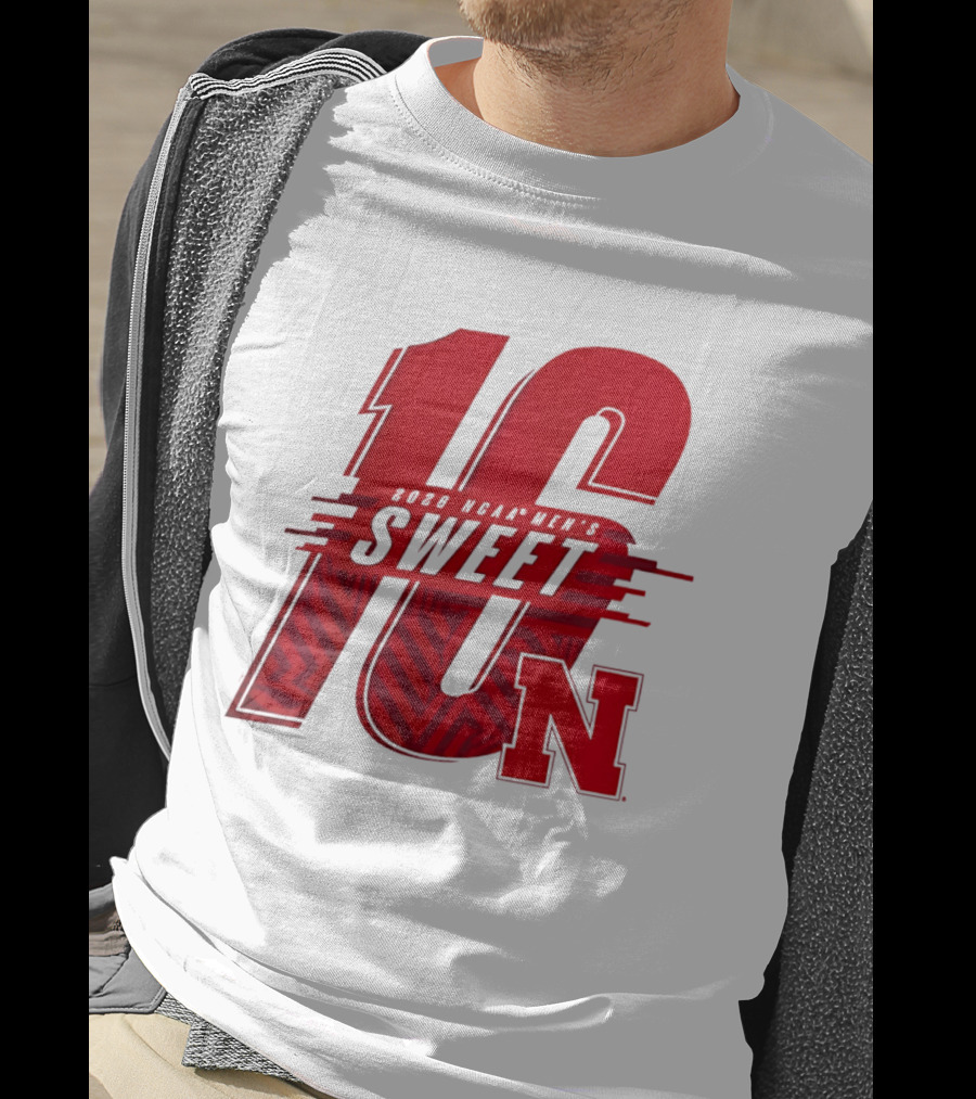 2026 NCAA Men's Sweet 16 Nebraska Huskers Basketball T-Shirt