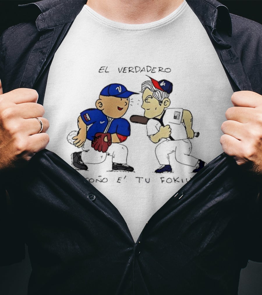 Venezuela Vs USA Baseball El Verdadero Cono C U Boniku T-Shirt