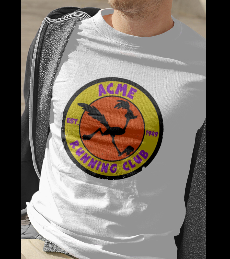 Acme Running Club Est 1949 Road Runner Bird T-Shirt