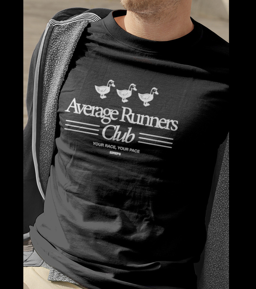 Average Runners Club Duck Your Race Your Pace 2023 T-Shirt