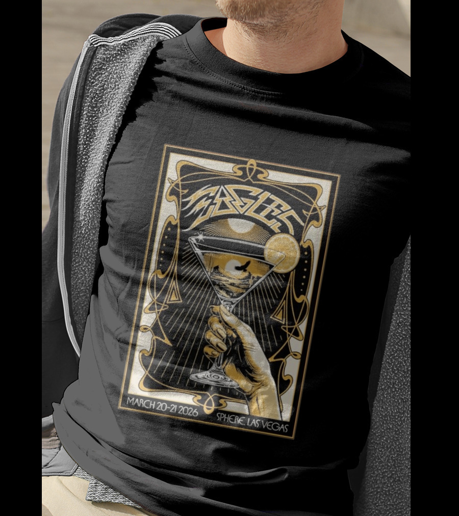 Eagles Sphere Las Vegas March 20 21 2026 Tour T-Shirt