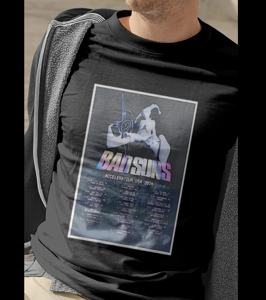 BAD SUNS Acceleratour USA 2026 Tour Dates T-Shirt
