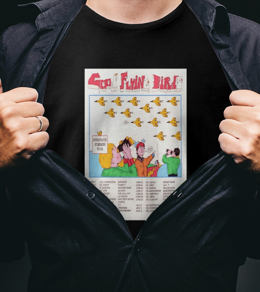 Good Flying Birds Europe UK Summer Tour 2026 Concert Dates T-Shirt