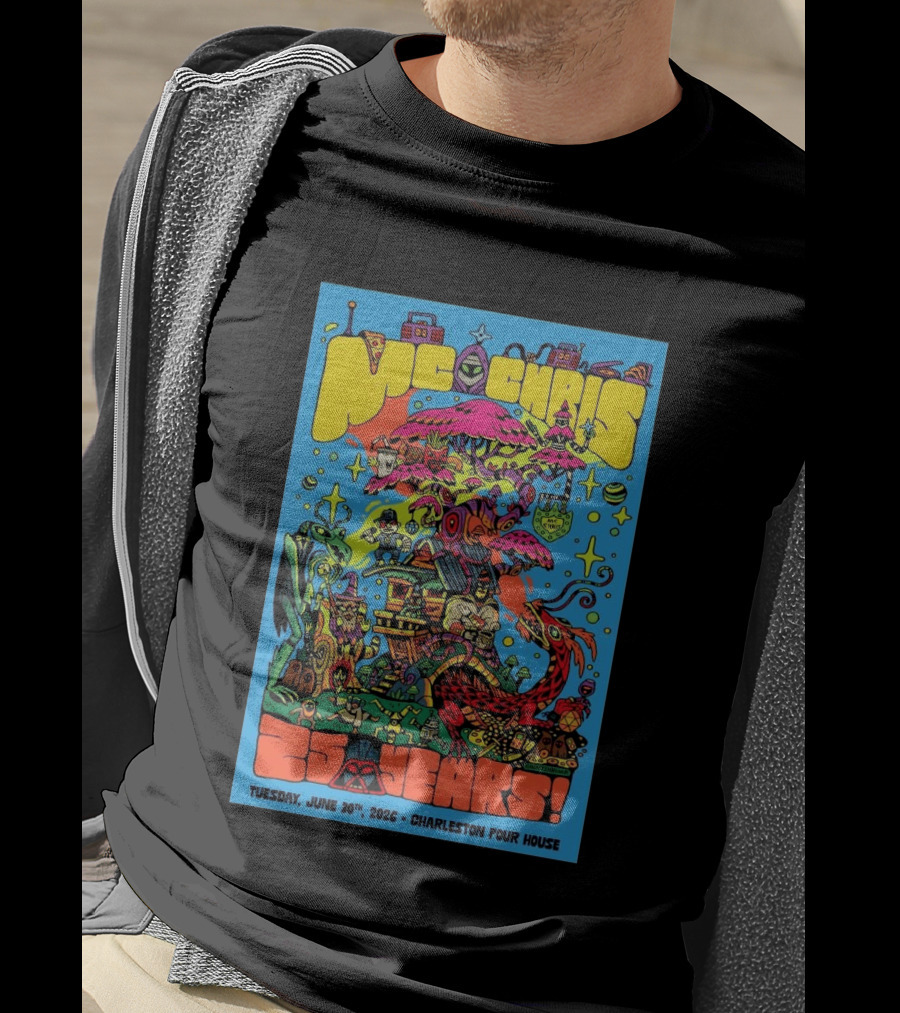 MC Chris 25 Years Charleston Pour House June 30 2026 Psychedelic T-Shirt