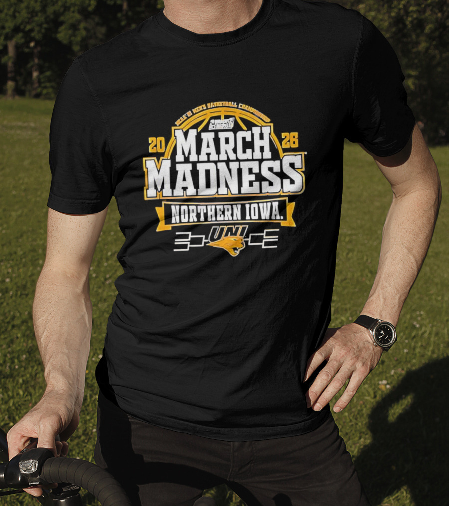 2026 March Madness Northern Iowa Panthers UNI Basketball T-Shirt