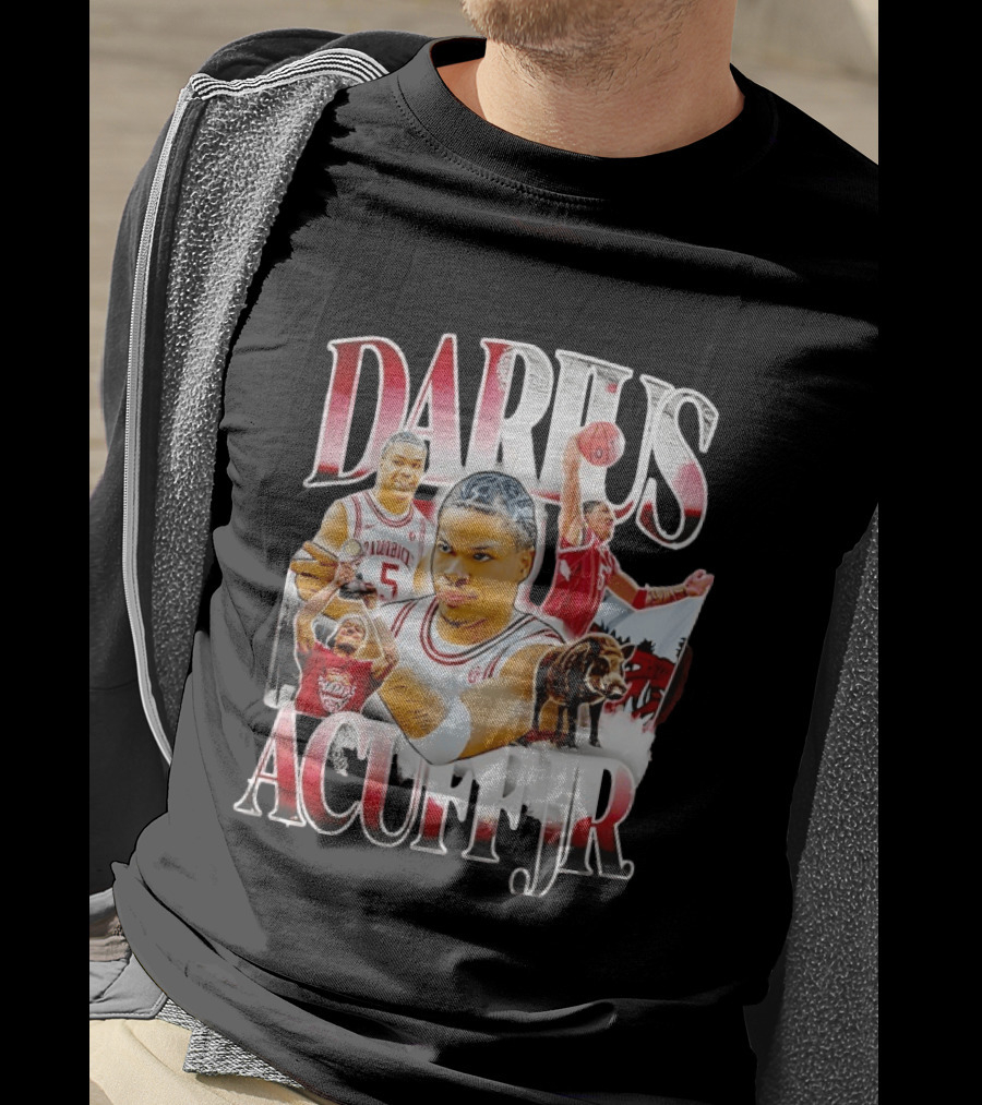 Darius Acuff Jr Arkansas Basketball Razorbacks T-Shirt
