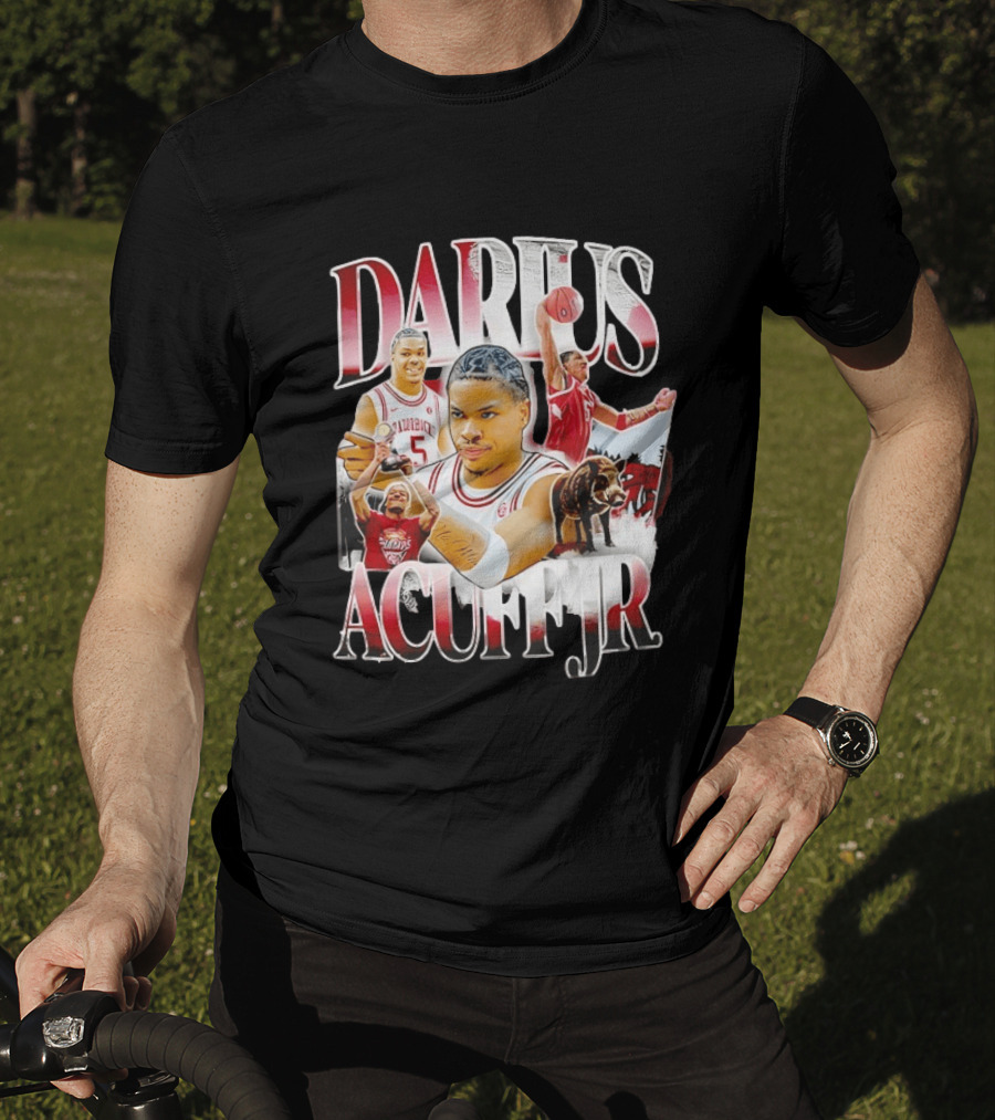 Darius Acuff Jr Arkansas Basketball Razorbacks T-Shirt