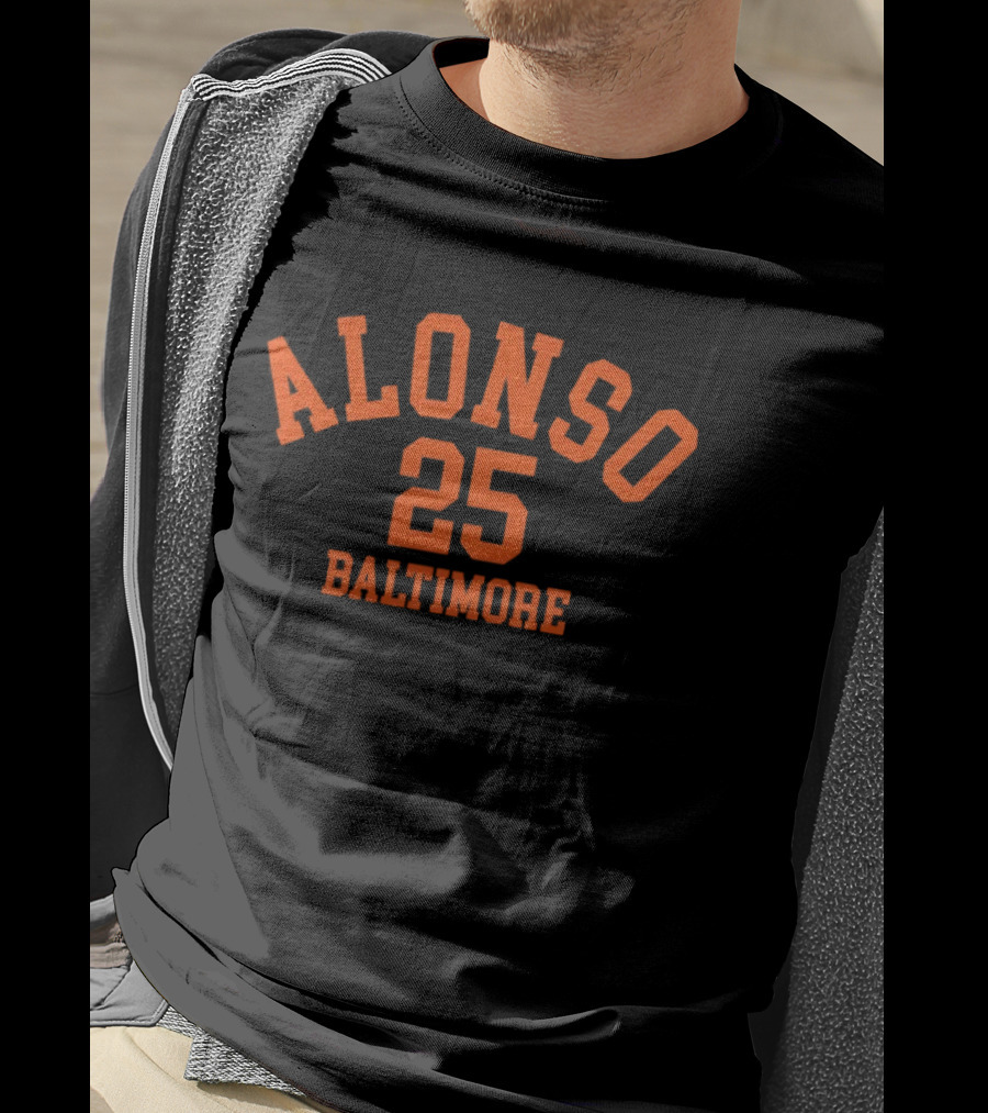Alonso 25 Baltimore Orioles Baseball T-Shirt