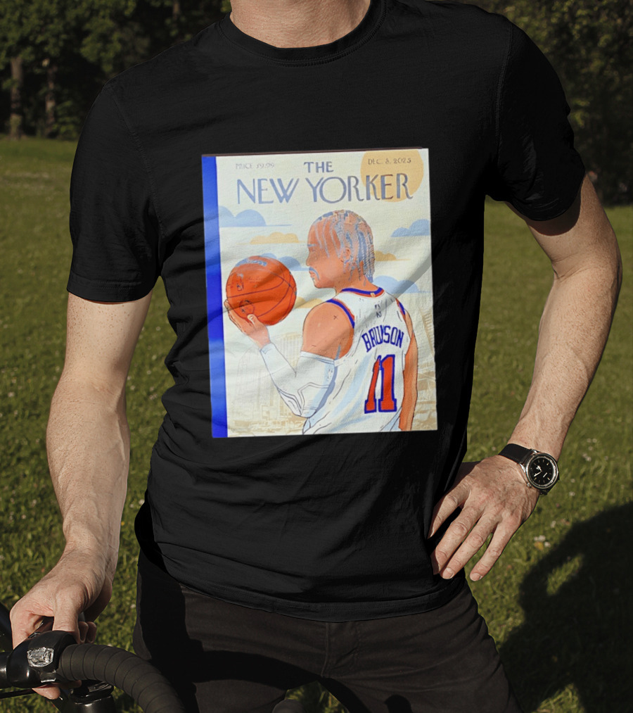The New Yorker Jalen Brunson 11 New York Knicks Madison Square Garden December 8 2023 T-Shirt