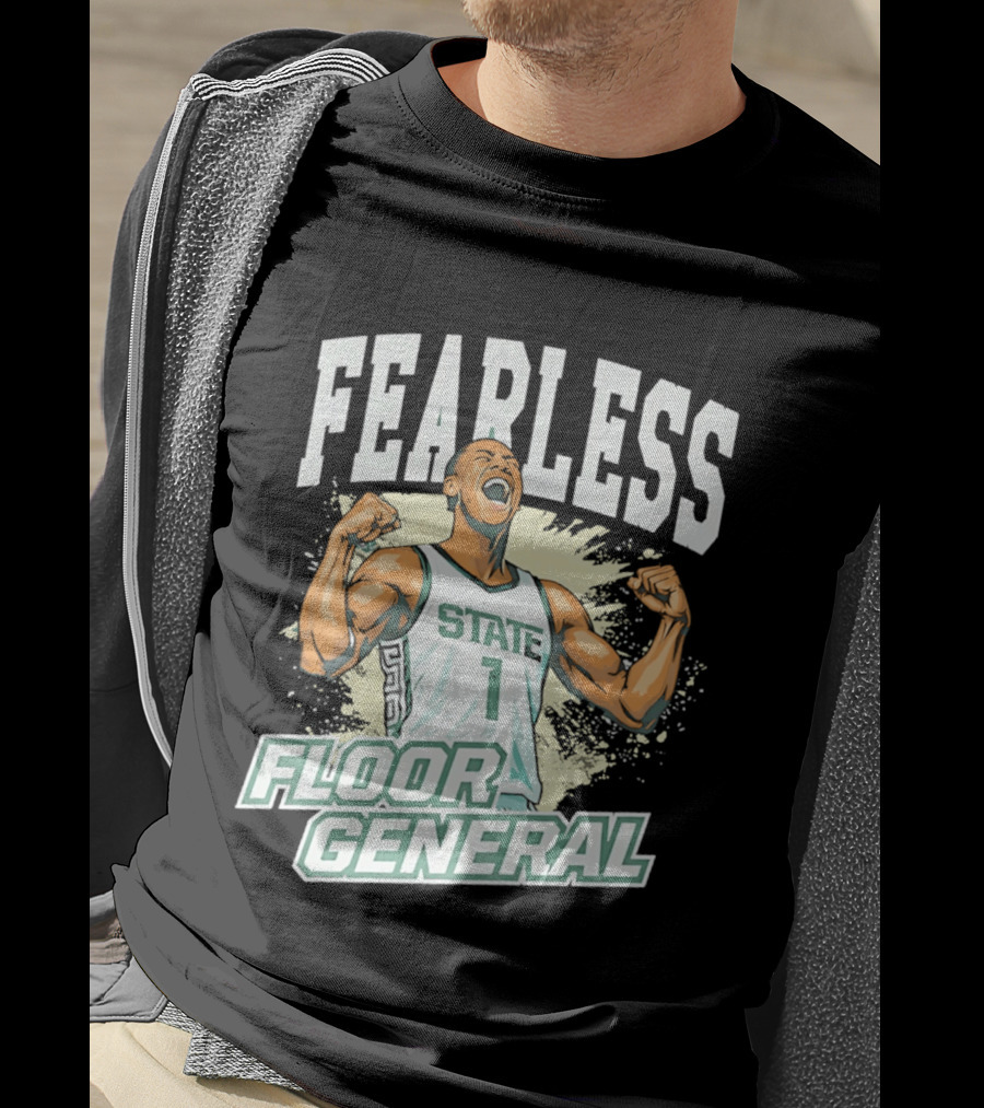 Fearless State 1 Floor General MM26 Michigan State Spartans T-Shirt