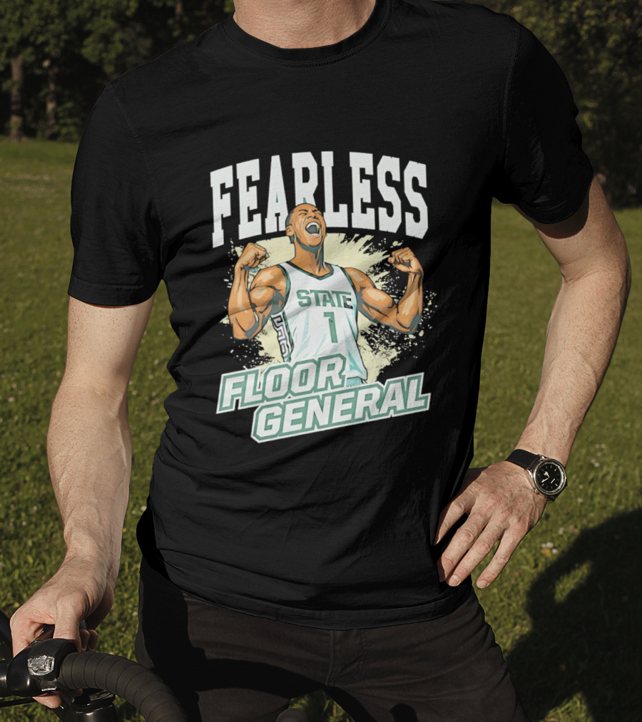 Fearless State 1 Floor General MM26 Michigan State Spartans T-Shirt