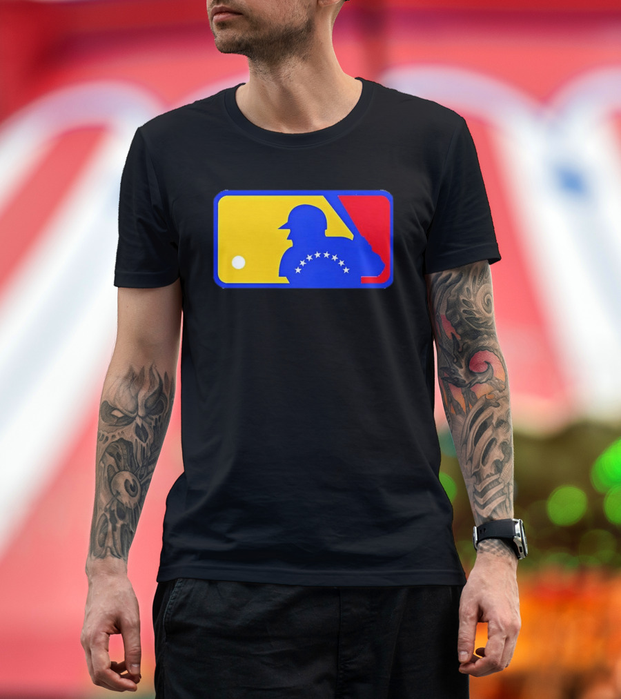 Stars And Bars Baseball T-Shirt