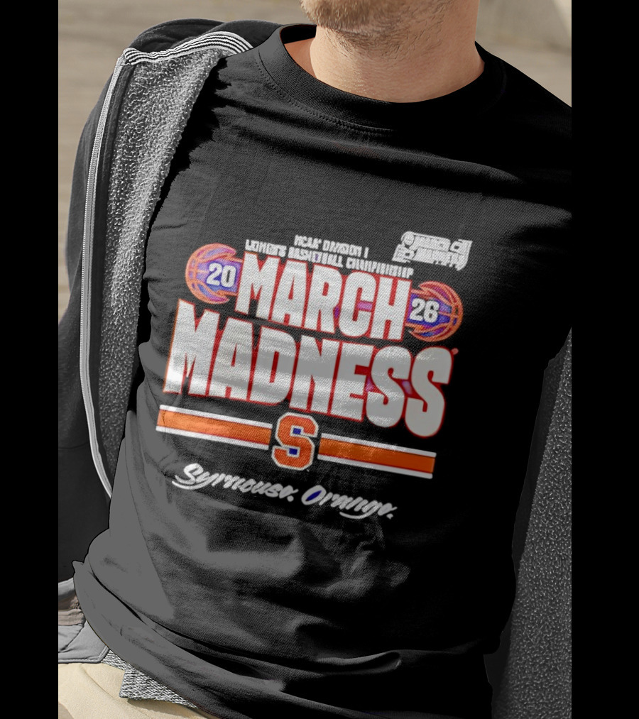 Syracuse Orange 2026 March Madness Basketball T-Shirt