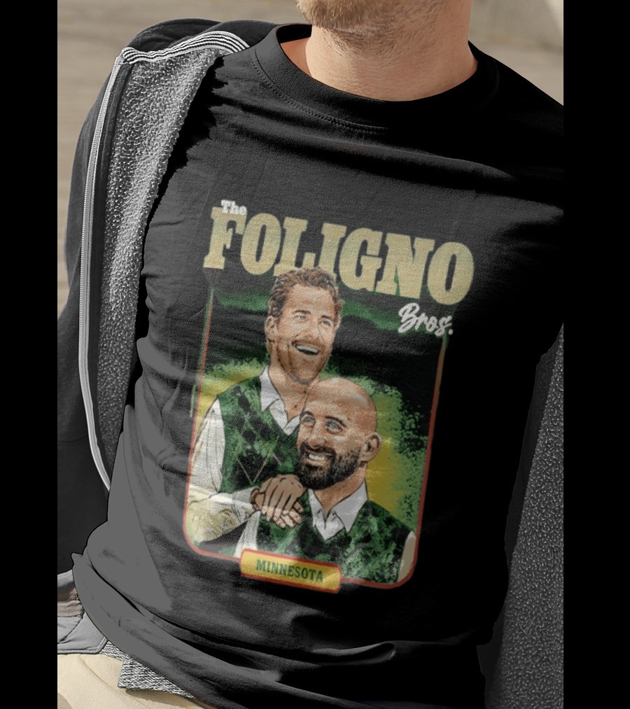 The Foligno Bros Nick Foligno Marcus Foligno Minnesota T-Shirt