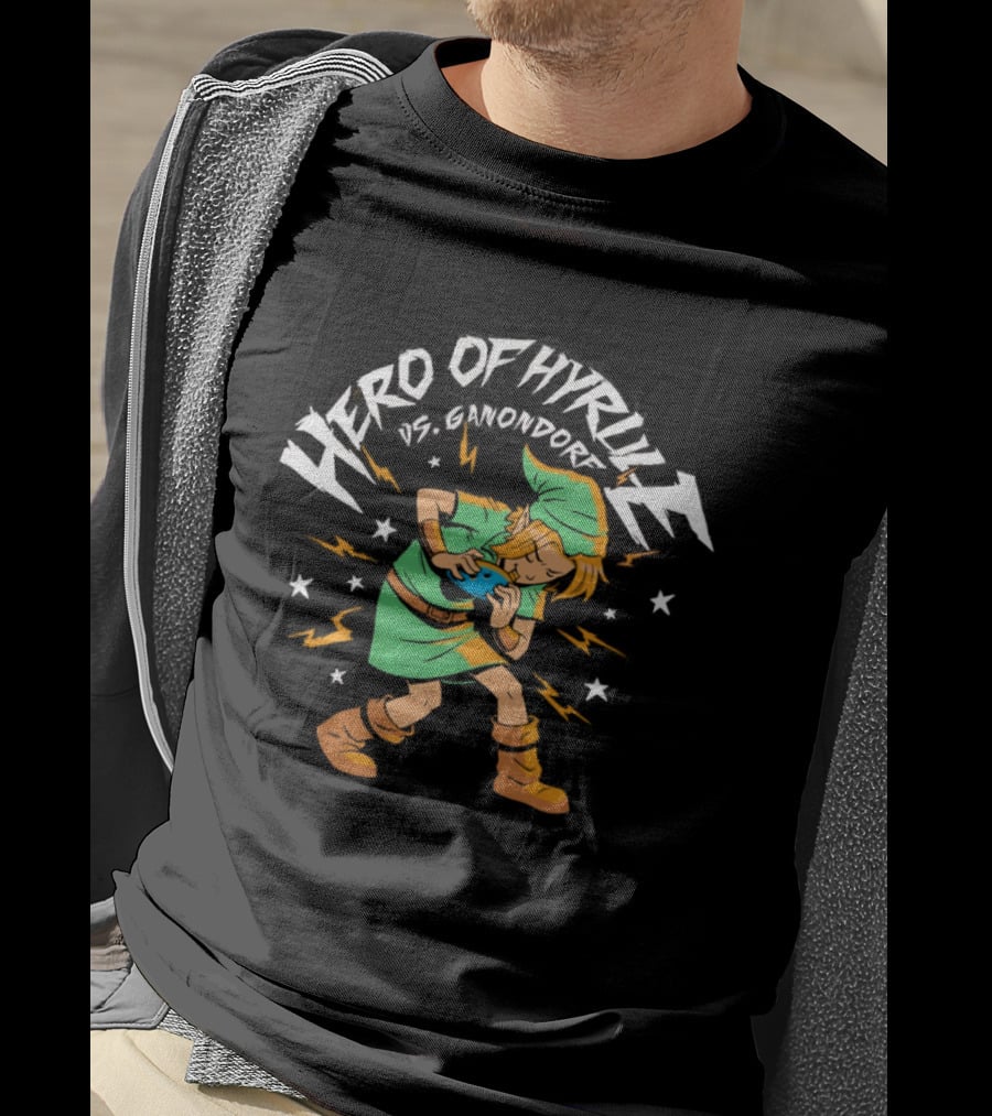Hero Of Hyrule Legend Of Zelda Retro Gaming T-Shirt