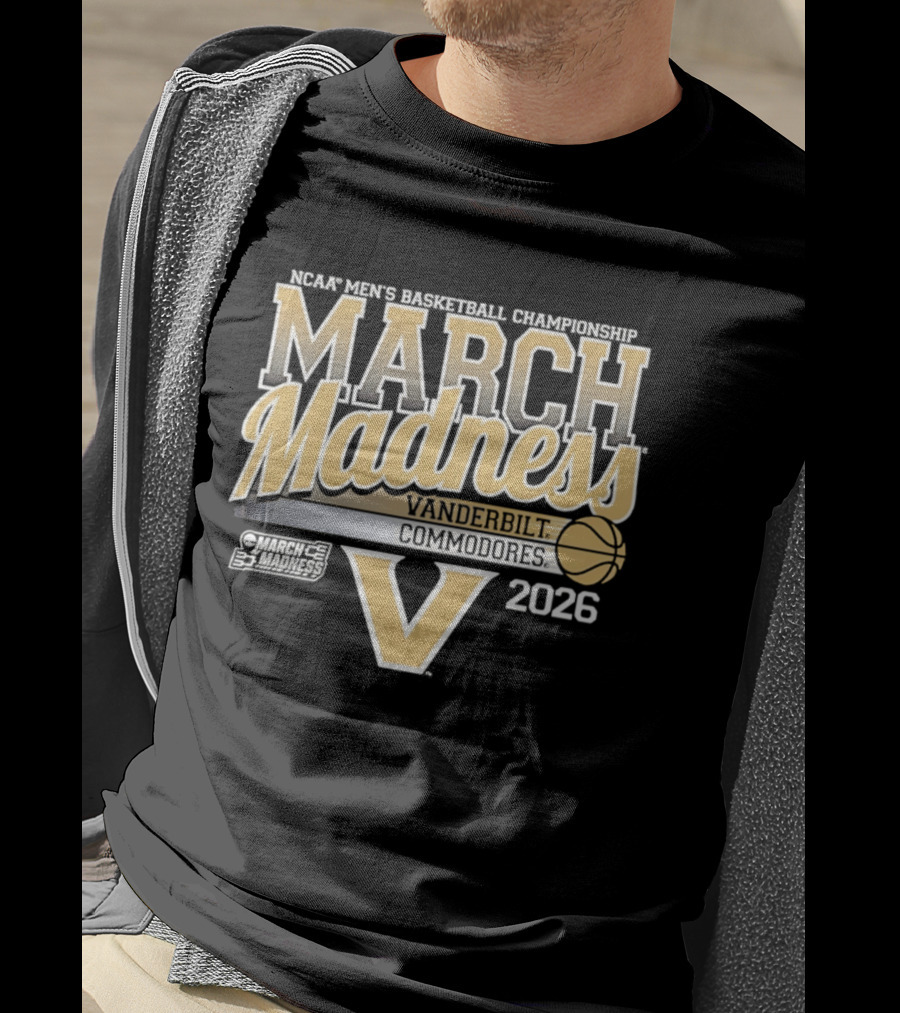NCAA Men's Basketball Championship March Madness Vanderbilt Commodores 2026 T-Shirt
