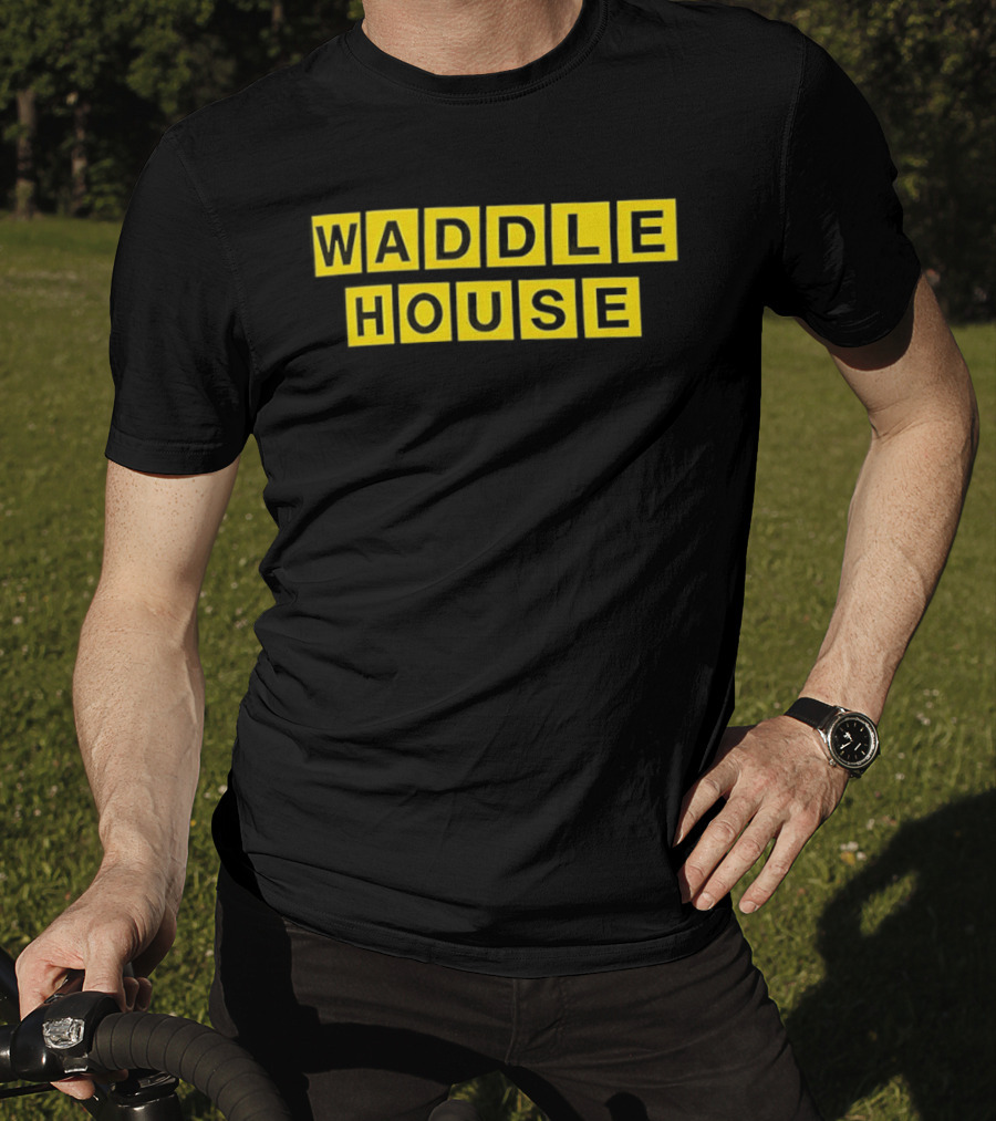Waddle House Yellow Block Letters T-Shirt
