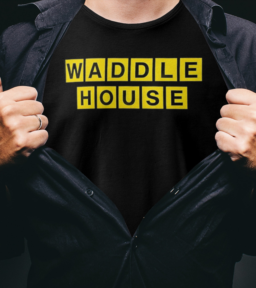 Waddle House Yellow Block Letters T-Shirt