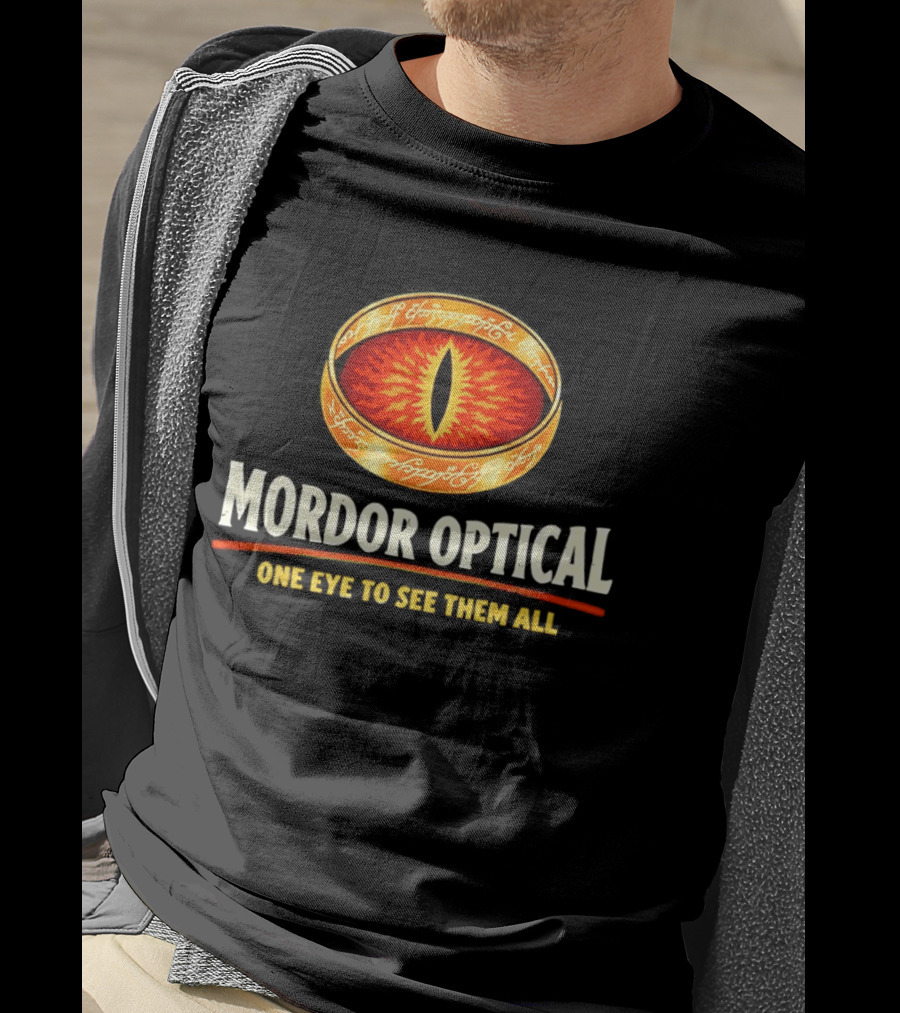 Mordor Optical One Eye To See Them All Ring Eye T-Shirt