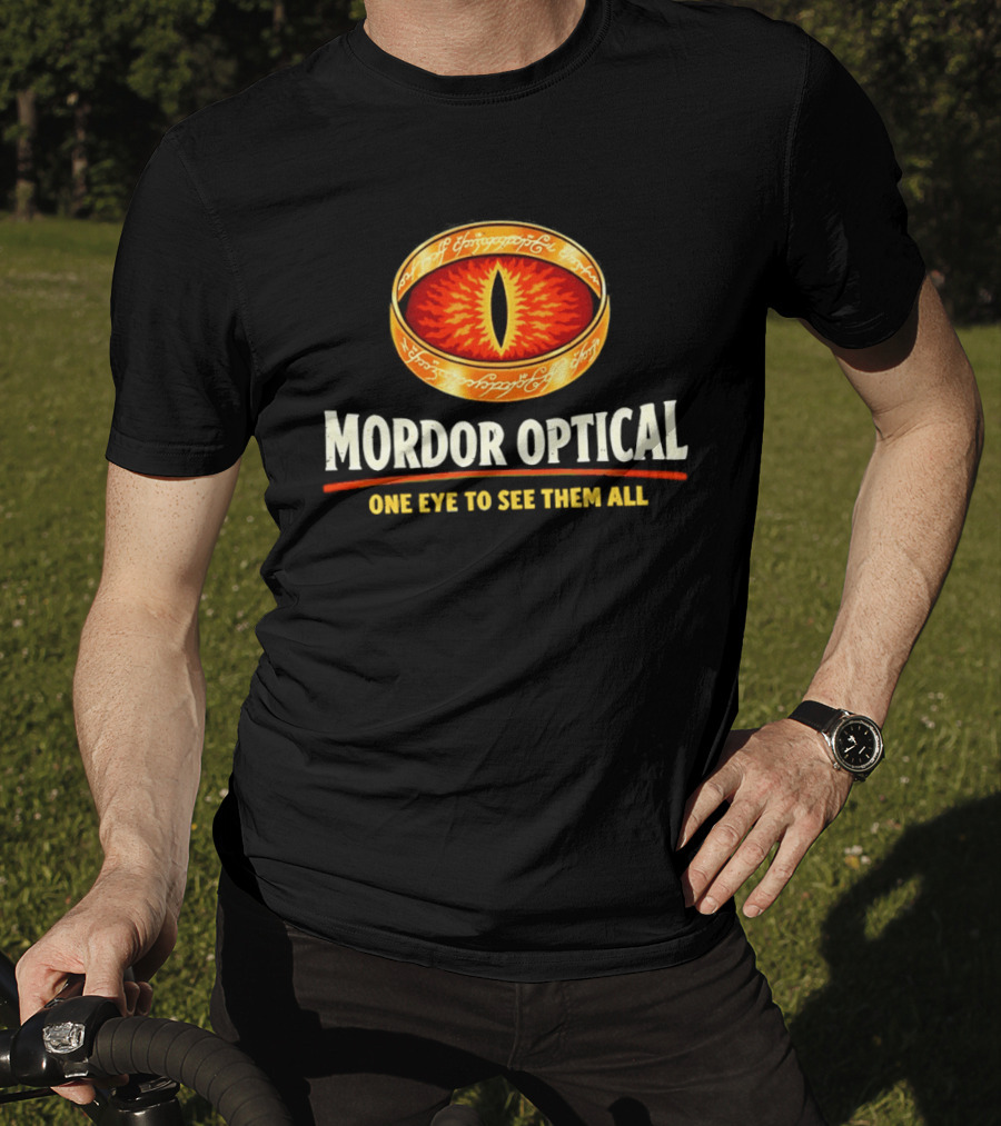 Mordor Optical One Eye To See Them All Ring Eye T-Shirt